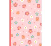 Hardcover Notebook Dot Matrix Notebook 7 x 10 Size Pink Flower Pattern: Pretty Floral Design Bullet Journal Book for Teens, Girls, and Women