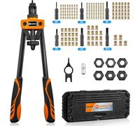 HARDE Rivettatrice Per Trapano 14 Professionale Manuale Rivettatrice Pistola con