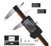 HARDELL Calibro Digitale, 150mm Elettronico In Acciaio Inossidabile Calibro, Calibro Digitale Professionale With Lcd Grande Schermo Per Misurzione Esterna, Interna, Profondità E Di Passo