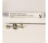 Harder & Steenbeck Accessori per aerografo, Argento Cromato, Piccolo (123723)