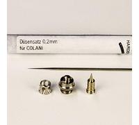 Harder & Steenbeck Kit completo 0.2 mm, duse, puntale per aerografo Colani