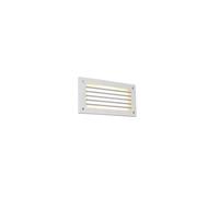 HARDEY APPLIQUE LED DA ESTERNO DA INCASSO A PARETE FUSIONE CON GRIGLIA BIANCA L.