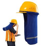 Hardhat - Paralume per collo in rete, alta visibilità, protezione solare traspirante, visiera rigida per protezione del collo, lavoro estivo, raggi UV e colpi di calore