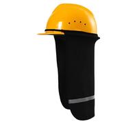 Hardhelm Visor Sunshatten - Cartello da sole | Collo del visore solare per il viso rigido | Protezione per il collo | Visiera parasole per lavori ad alta temperatura - Prevent, Nero , Siehe