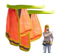 Hardhut - Visiera parasole per il collo, con strisce riflettenti, pieghevole, 2 pezzi, protezione UV Blocking Harrd Hatt, accessorio traspirante per il collo