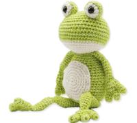 Hardicraft, Kit da Uncinetto per Amigurumi, Vinny Frog, con Pattern per la Realizzazione, Materiale per l'imbottitura Incluso