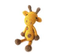 Hardicraft Set all'uncinetto fai da te con istruzioni e materiale per giraffa George, 30 cm, regalo personalizzato
