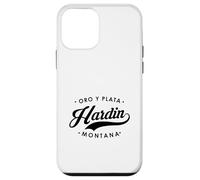 Hardin Montana Oro Y Plata State Motto per uomo donna. Custodia per iPhone 12 mini