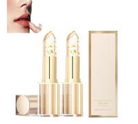 Hardpointing Color Changing Lipstick - Markforlove Lipstick, Hard Pointing Lipsticks, Transferproof Color Changing Lipsticks, Gold Foil Moisturizing Glossy Shine Lip Gloss, Long-Lasting (2Pcs, 3.5g)