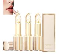 Hardpointing Color Changing Lipstick - Markforlove Lipstick, Hard Pointing Lipsticks, Transferproof Color Changing Lipsticks, Gold Foil Moisturizing Glossy Shine Lip Gloss, Long-Lasting (3Pcs, 3.5g)