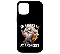 Hardrock Gnome With Rocker Hands Id Rather Be At A Concert Custodia per iPhone 12/12 Pro