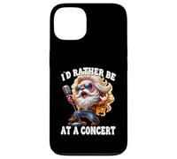 Hardrock Gnome With Rocker Hands Id Rather Be At A Concert Custodia per iPhone 13