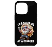 Hardrock Gnome With Rocker Hands Id Rather Be At A Concert Custodia per iPhone 13 Pro