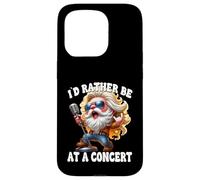Hardrock Gnome With Rocker Hands Id Rather Be At A Concert Custodia per iPhone 15 Pro