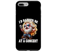 Hardrock Gnome With Rocker Hands Id Rather Be At A Concert Custodia per iPhone 7 Plus/8 Plus