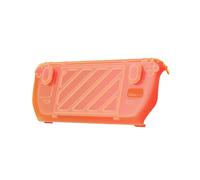 HardShell Protective Case for LCD/OLED Front Cover Portable Protective Case Enhanced Gaming Experience Orange