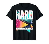 Hardstyle Till I Teschio Rave Musica Funny Festival Maglietta