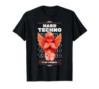 Hardtechno è la mia religione Dark Techno Rave Hard Techno Maglietta