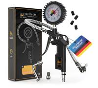 HARDTWERK Pistola di Gonfiaggio Druckluftprüfer 0-12 BAR Pneumatica Reifenfüll