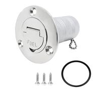 Hardware 316 Acciaio inossidabile 1,5" 38mm Tappo di riempimento del ponte Riempimento CARBURANTE GASOLIO ACQUA RIFIUTI Tappo senza chiave Accessori for barche Yacht(FUEL)