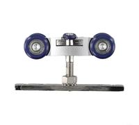 Hardware affidabile della ruota d'attaccatura della porta pieghevole realizzata in lega di zinco ispessita e nylon per una maggiore capacità di carico