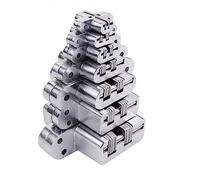 Hardware della porta, Cerniere nascoste Cerniera for porta pieghevole invisibile con vite for ferramenta for mobili 2 pezzi(Size 3)