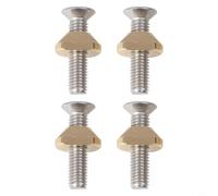 Hardware di montaggio aliscafo per tavola da surf, 4 viti e dadi in metallo compatibili con M6 e per M8, progettati per un fissaggio stabile della lamina (B1 (B2 (con viti)