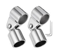 Hardware di montaggio per barca, 2 pezzi in acciaio inox, set di fissaggi per tende da sole, accessori per yacht, antiruggine per di supporto, supporti per tettoia, accessori per guide laterali