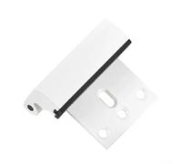 Hardware di rinforzo per porta compatibile con i comuni tipi di porte residenziali, tra cui nucleo cavo solido e porte ignifughe (bianco)