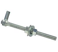 Hardware Essentials 852536 - Gancio per bullone per cancello, 3/4" x 25,4 cm, colore: Bianco