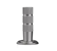 Hardware for supporto a ventosa in rame nascosto con tappo regolabile for fermaporta(Brushed Nickel)