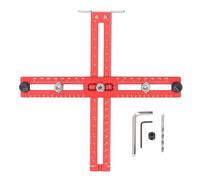 Hardware gabinetto jig giga in alluminio in lega regolabile modello regolabile strumento shaker cassetti della gui del localizzatore di perforazione inch mm sovrano di precisione