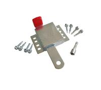 Hardware inossidabile inossidabile della porta dell'installazione dell'attrezzatura civile di progettazione resistente all'erosione di Bolt di porta del ferro spesso industriale