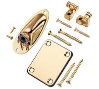 Hardware metallico dell'albero della corda del rullo della chitarra con le parti del piatto dell'incavo di Jack caricato tipo D