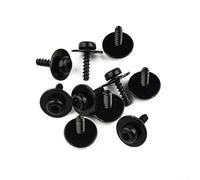 Hardware per deflettore della diga dell'aria sotto il motore - Per vite Torx Pan Head Sems Bullone M5-2,2 x 20 mm, Nero Automotive Trim Fastener per Focus Paraurti Anteriore e Sottoscocca