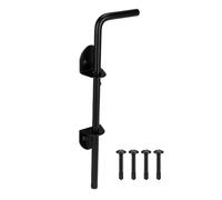 Hardware Per Fermo Cancello Con Asta Di Caduta - 31 Cm, Struttura In Ferro, Meccanismo Di Bloccaggio Morbido, Maniglia Ergonomica, Di Arresto Con Perno E Barra | Copertura Per Piscina Con Port
