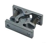 Hardware per porta a doppio rullo caricato a molla, in acciaio laminato a freddo e in lega di zinco, morsetto di arresto per armadio per cassetto dell'armadio o porte interne a semplice