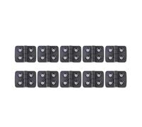 Hardware per porta cerniera Cerniera Pieghevole A Cuscinetto For Porta Di Armadietto In Plastica Nera Mobili 40 * 30mm(10PCS)
