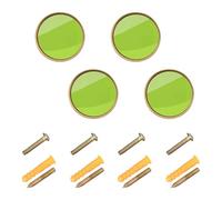Hardware personalizzabile giallo verde tinta unita puro tinta unita per armadi e cassetti pomelli armadio 32 mm per camera da letto confezione da 4