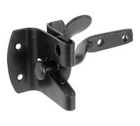 Hardware Solutions - Chiavistello per cancello automatico, colore: nero verniciato a polvere, confezione da 1