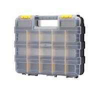 Hardware Storage Container - Organizer portatile doppio lato trasparente per workshop con Pp Build | Hardware Storage Container per bulloni, , Drill Bits, Small Parts, Jewelry, Home and Garage