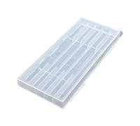 Hardware Tool Box for Drill Bits and Taps with Secure Closure and Hanging Hook Clear Tool Case Tool Box Hardware Storage Organizers Small Parts Case