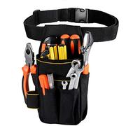 Hardware Tools Bag Borsa porta attrezzi Piccola Marsupio in Tela Oxford 900D con cintura regolabile in nylon per Elettricista,Carpentiere,Tecnico Manutenzione