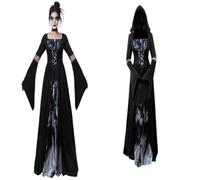 Hardware Tribe Costumi cosplay di Halloween con doppio effetto giorno e notte (100 cm-180 cm) - strega, triste mietitore, scheletro giochi di ruolo, abiti ideali per cosplay scolastici, feste festive