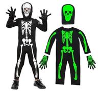 Hardware Tribe Costumi cosplay di Halloween con doppio effetto giorno e notte (100 cm-180 cm) - strega, triste mietitore, scheletro giochi di ruolo, abiti ideali per cosplay scolastici, feste festive