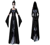 Hardware Tribe Costumi cosplay di Halloween con doppio effetto giorno e notte (100 cm-180 cm) - strega, triste mietitore, scheletro giochi di ruolo, abiti ideali per cosplay scolastici, feste festive