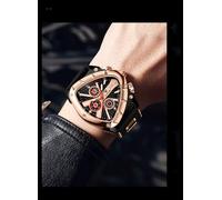 Hardware Tribe Questo è un orologio al quarzo da uomo con quadrante irregolare, funzione cronografo, luce luminosa e datario. È ideale per uso personale o come regalo premuroso.
