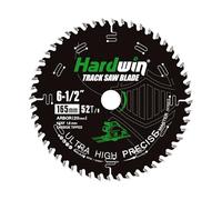 HARDWIN Lama per sega 165 x 20 cm, in metallo duro (52Z), per tagli di legno, adatta per Makita SP6000J1/DHS680Z e Bosch GKT 55 GCE