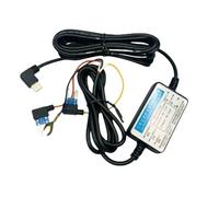 Hardwiringz SCar Camera & Dashboard - Kit di cablaggio di tipo C da 12 V/24 V a 5 V 3 A, cavo di ricarica da 3,5 m con monitor di tensione, telecamera e cruscotto Hardwiringz SCar
