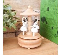 Hardwood Ballerina Music box